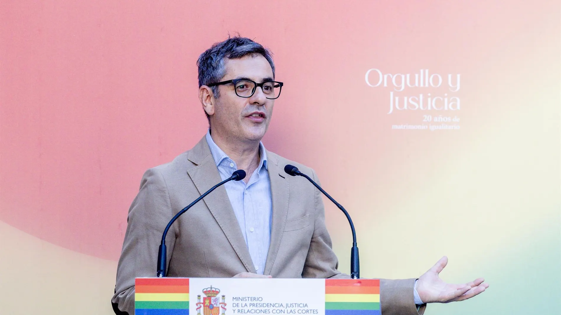 Bolaños, sobre la petición de Junts de un CGPJ catalán: "Abiertos al diálogo" en los términos de la reforma judicial