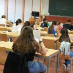 Alumnos que realizan la selectividad en Castilla-La Mancha.