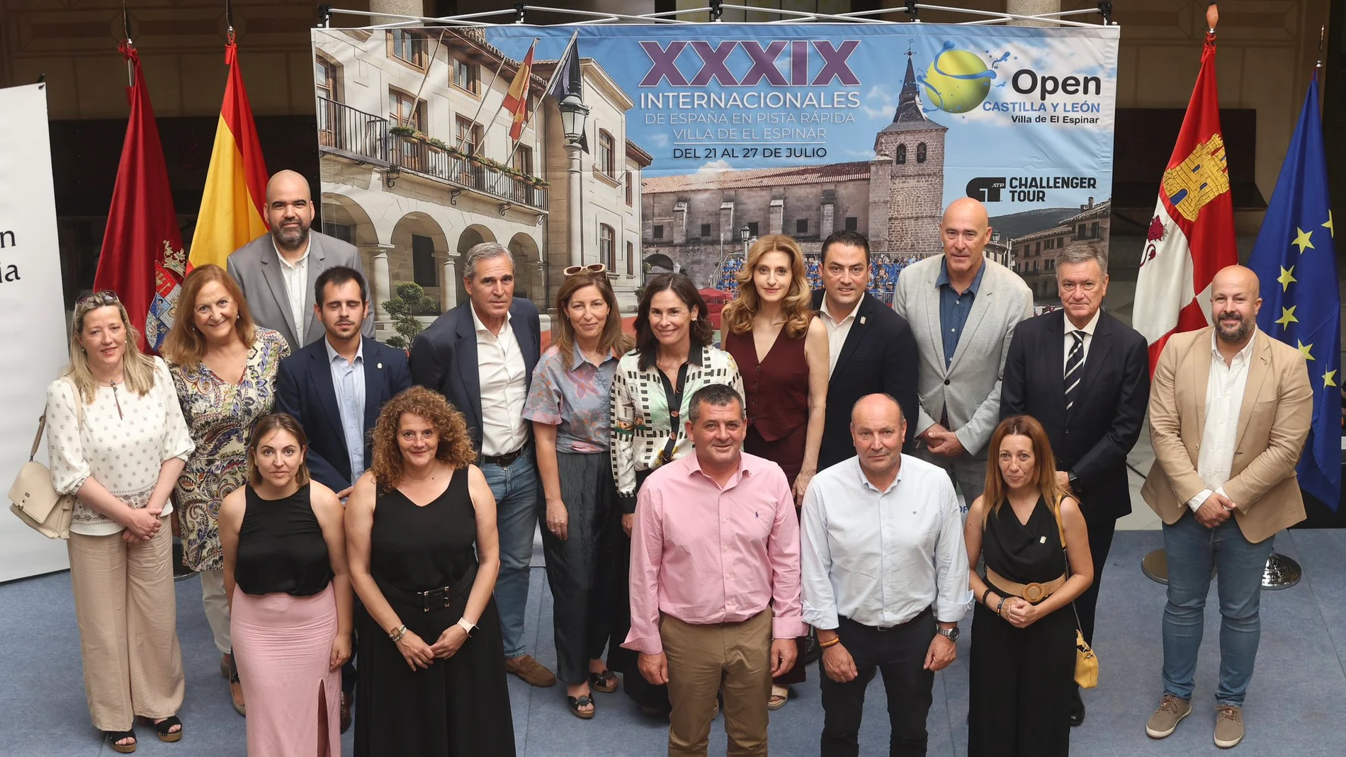 Presentación del Open Castilla y León Villa de El Espinar volverá a colocar a la Comunidad como referente del tenis del 21 al 27 de julio