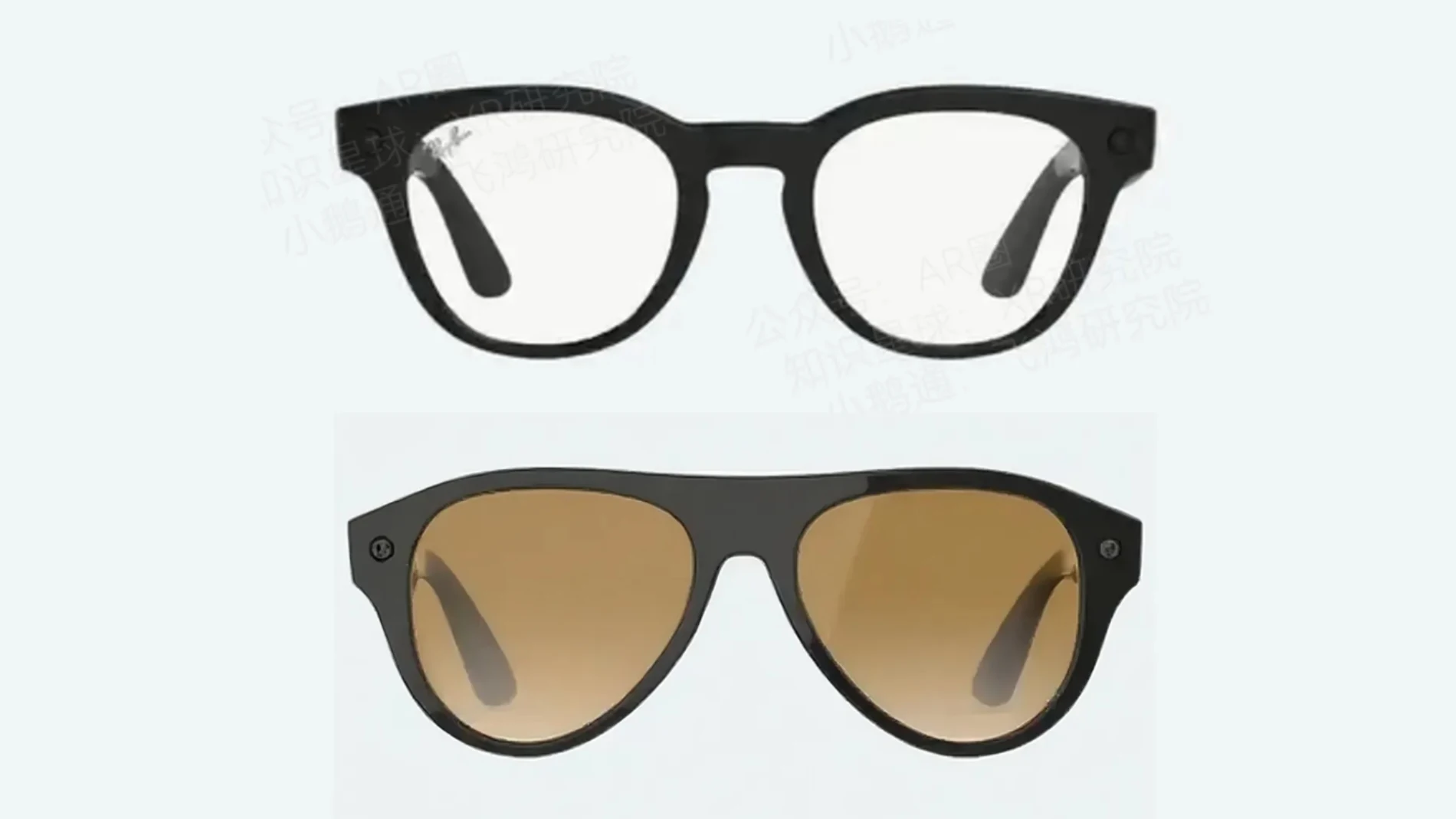 Arriba las Ray-Ban Meta 3 Optical y abajo las Ray-Ban Meta 3