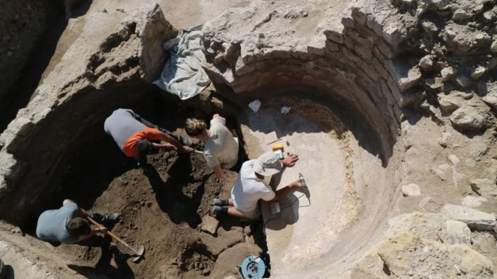 Imagen de los trabajos en la zona