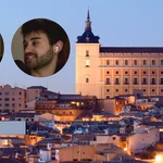 Dos creadores de contenido en la ciudad de Toledo