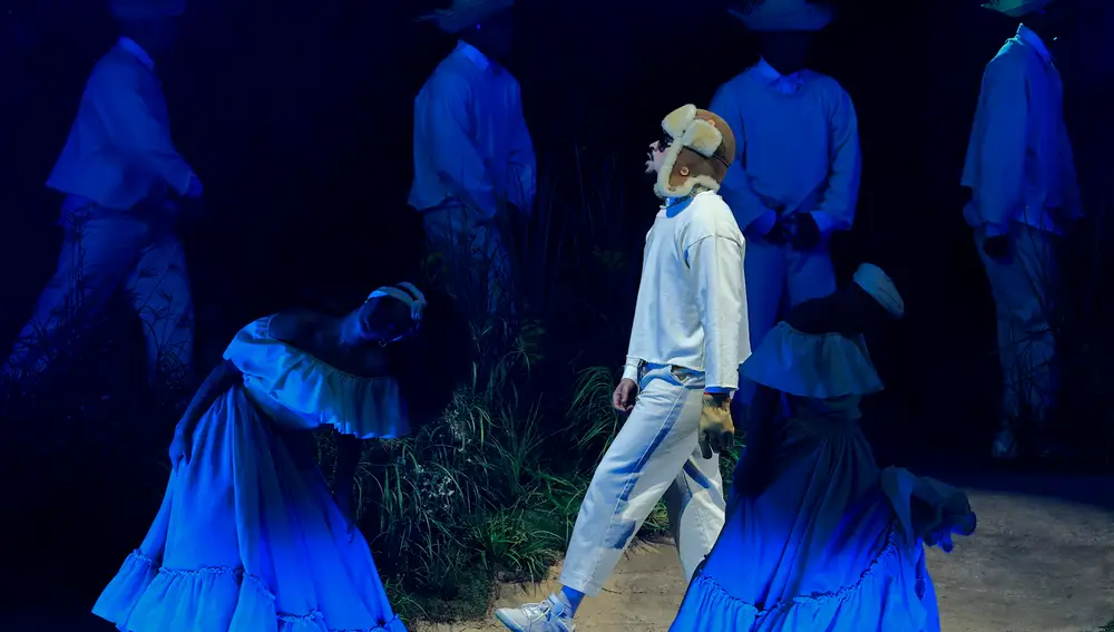 El cantante Bad Bunny se presenta en San Juan