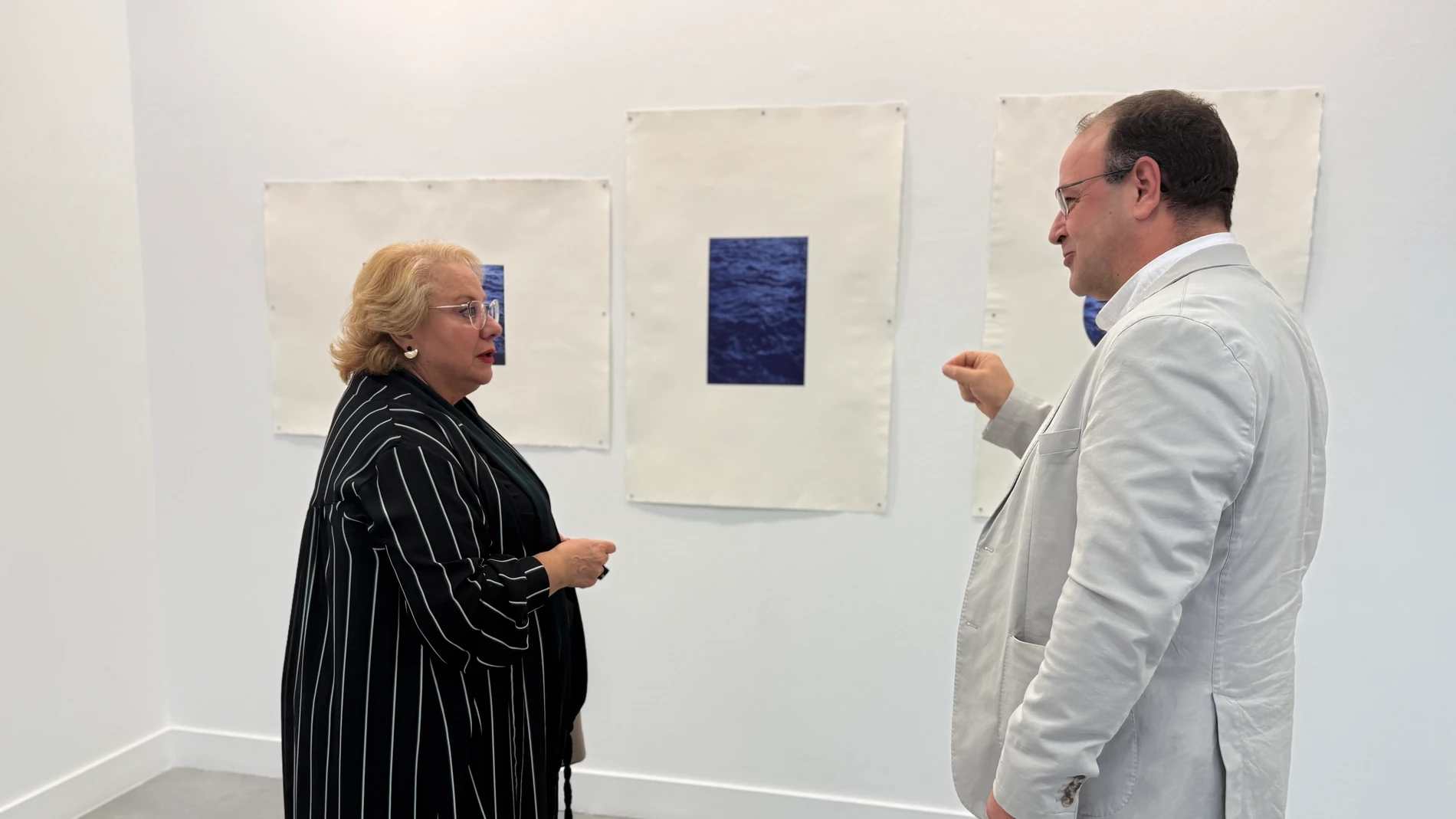 Exposición en un barrio de Salamanca