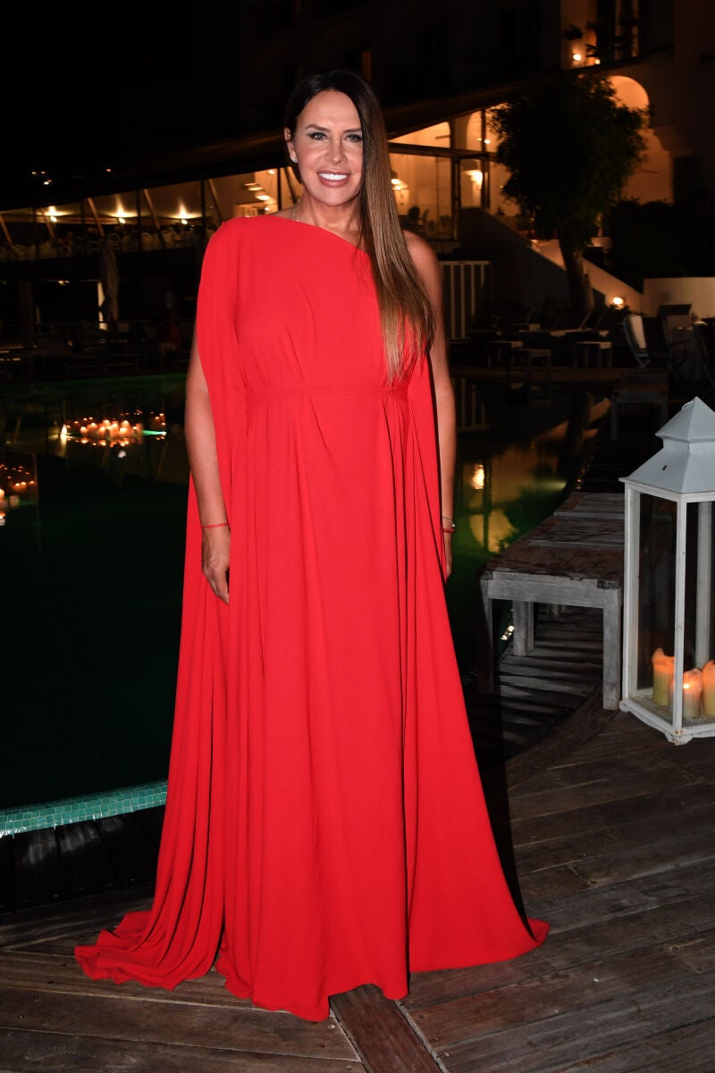 Karla Sofía Gascón en el Global Festival de Ischia.
