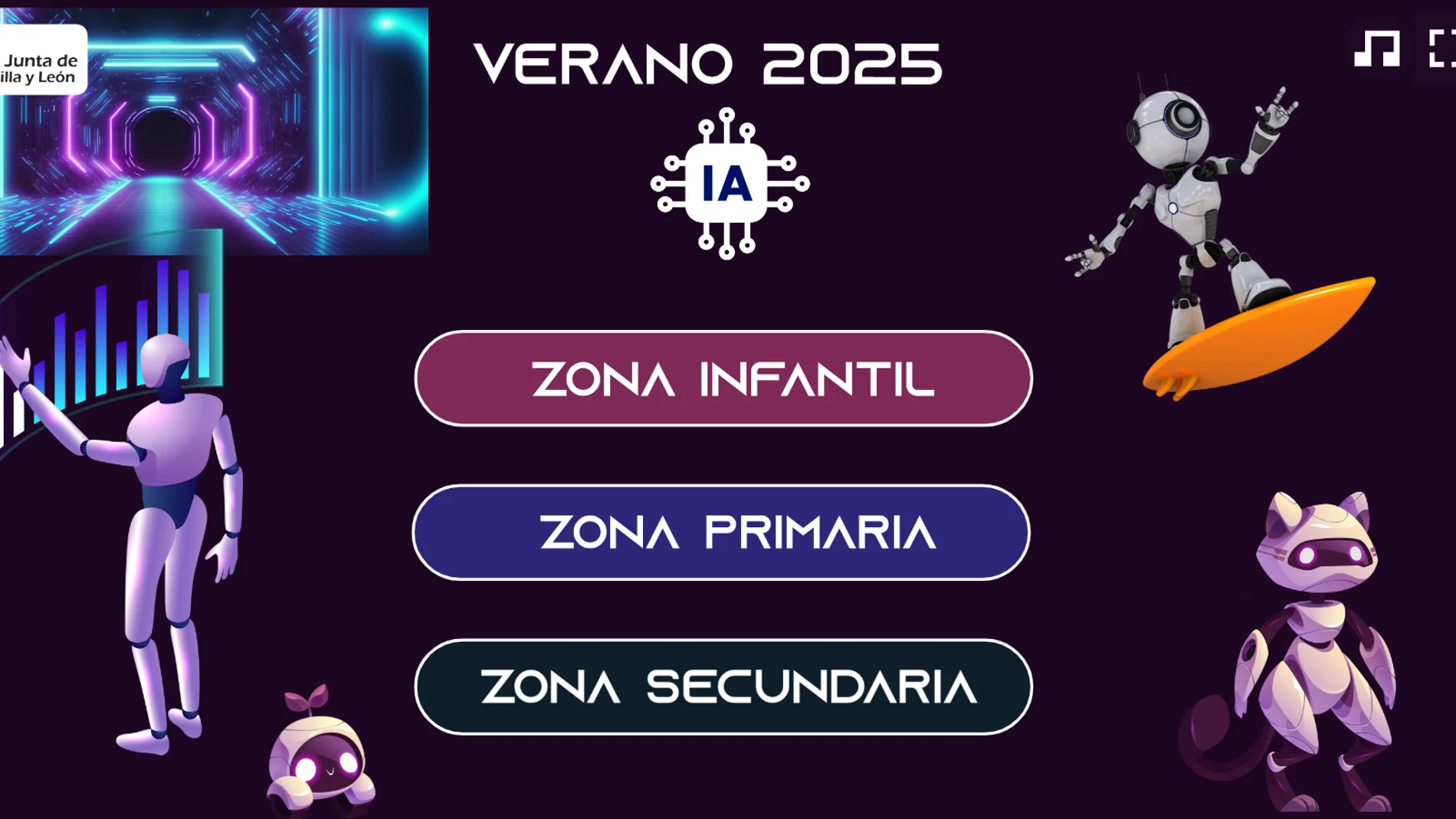 Escritorio de Verano del portal de Educación de la Junta de Castilla y León