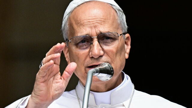 Pope Leo XIV leads Angelus prayer at Castel Gandolfo