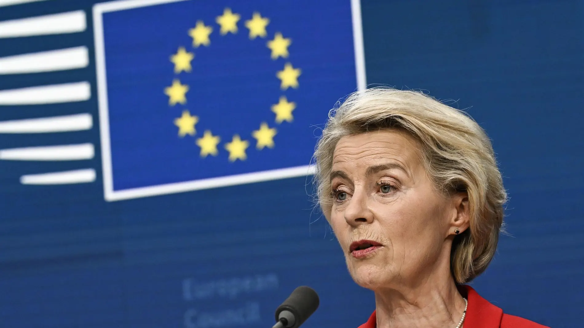 La presidenta de la Comisión Europea, Ursula von der Leyen