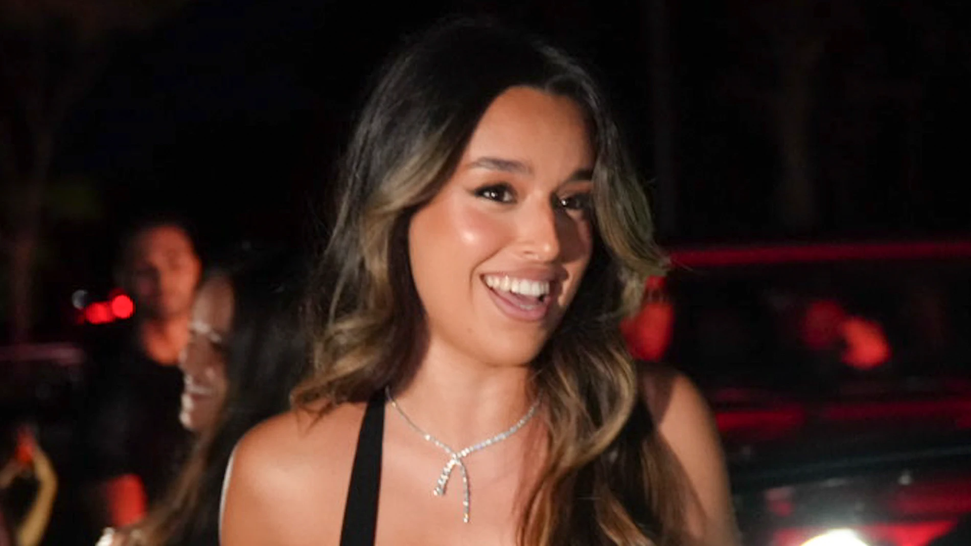 Marta Díaz en la fiesta de cumpleaños de Lamine Yamal.