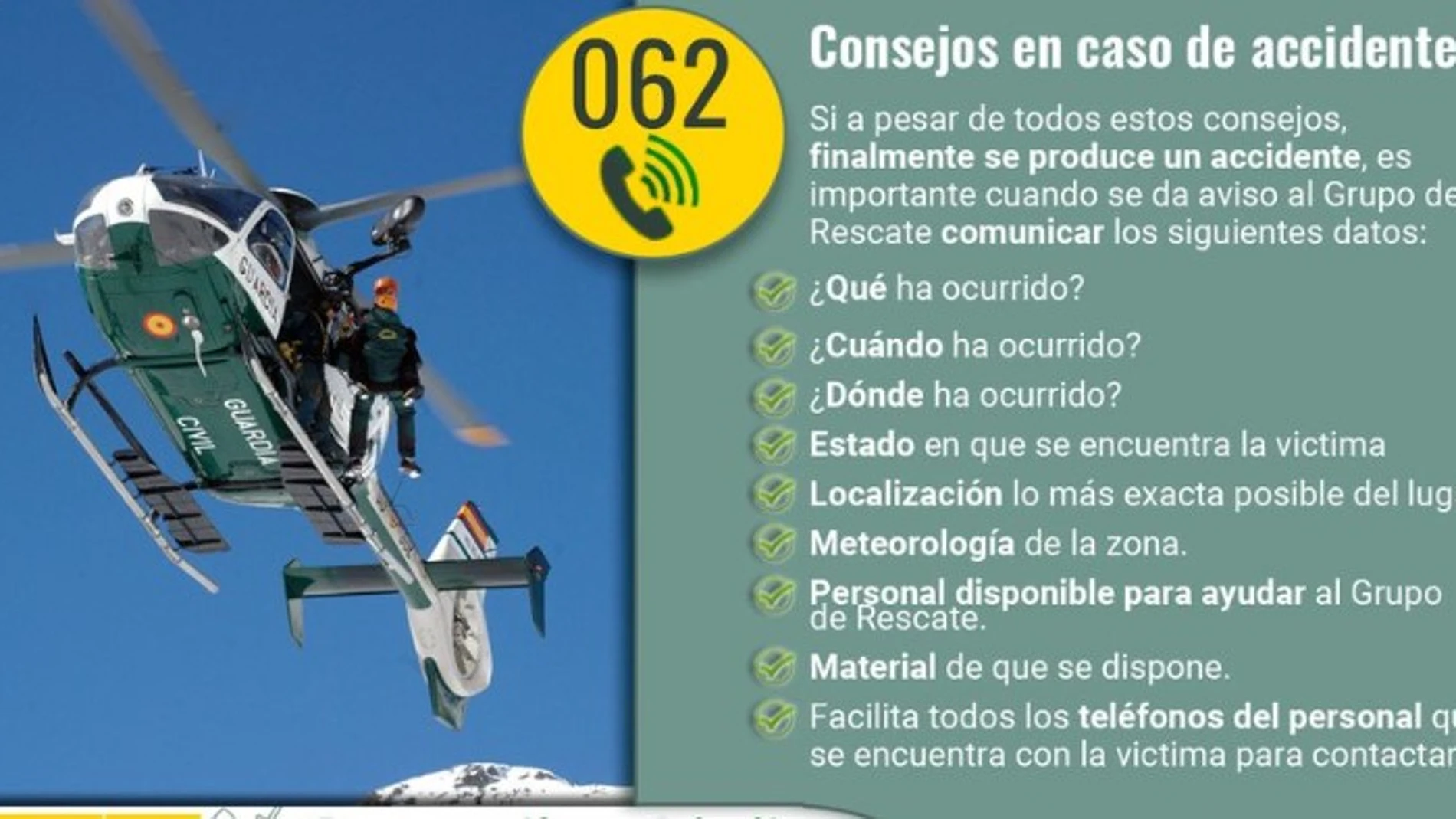 Consejos de la Guardia Civil