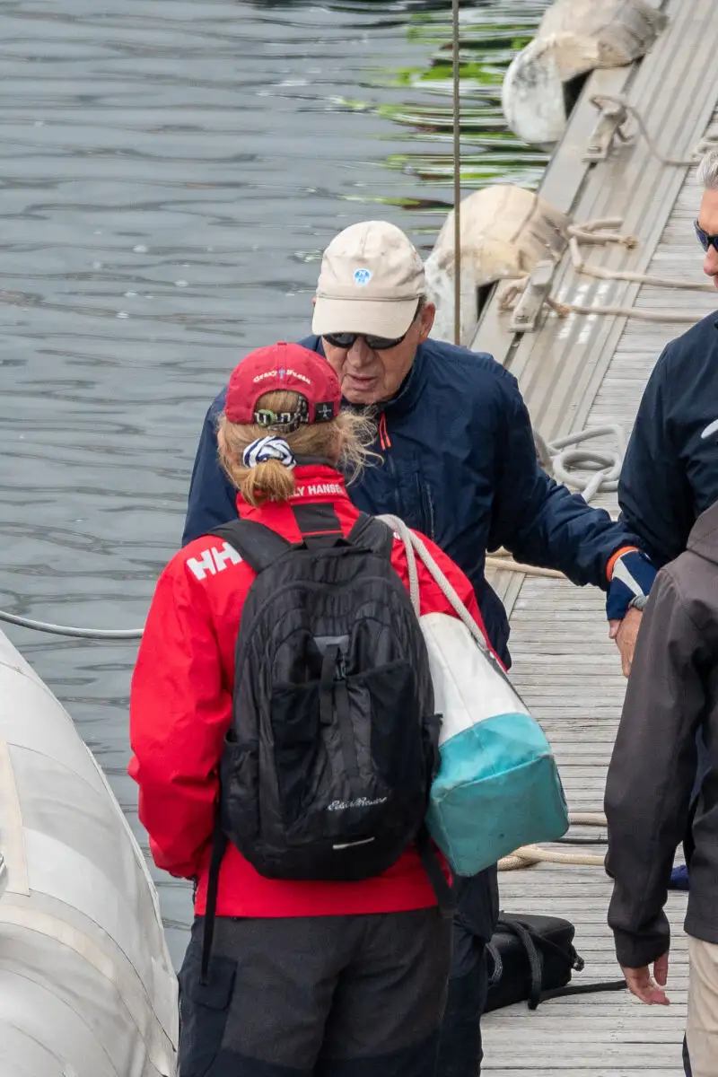 El Rey Juan Carlos sale a navegar junto a su hija, la Infanta Elena