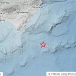 Terremoto de 5,5 registrado este lunes frente al Cabo de Palos sentido en la Región de Murcia
