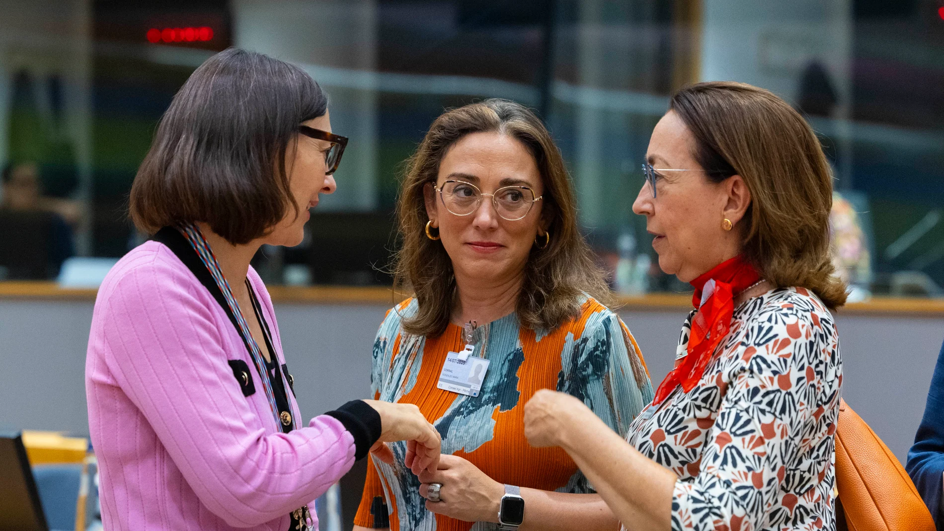 La consejera de Agricultura, Ganadería y Desarrollo Rural, María González Corral, este lunes en Bruselas