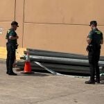 Castellón.- Sucesos.- Investigados dos hombres por sustraer barreras de protección en una carretera de Morella