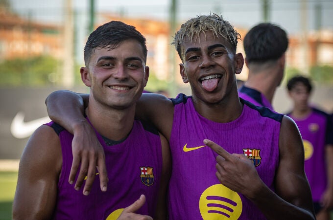 Primera sesión de pretemporada del FC Barcelona