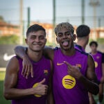 Primera sesión de pretemporada del FC Barcelona