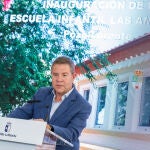  El presidente de Castilla-La Mancha, Emiliano García-Page, inaugura, en Pozo Lorente (Albacete), la Escuela Infantil ‘Las Amapolas’.