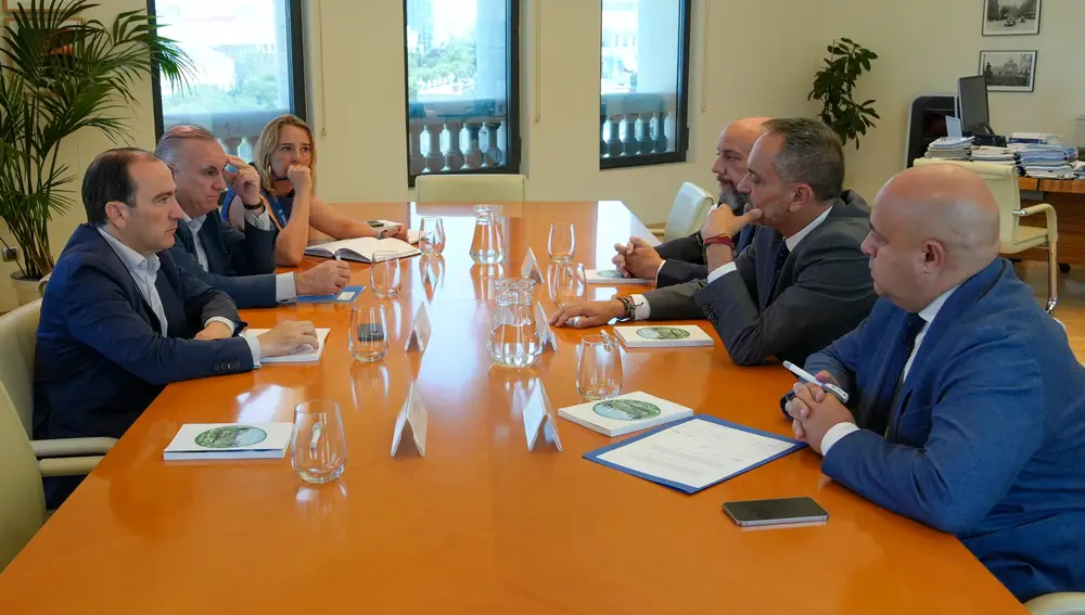 Manuel Bautista, en su reunión, la semana pasada, con Borja Carabante