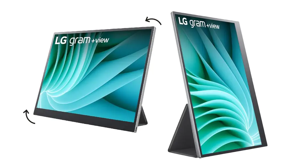 Este monitor se puede usar en horizonal o vertical