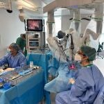 Un momento de la operación realizada en Cabueñes.