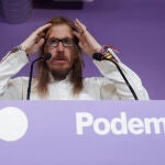 Rueda de prensa de Pablo Fernández