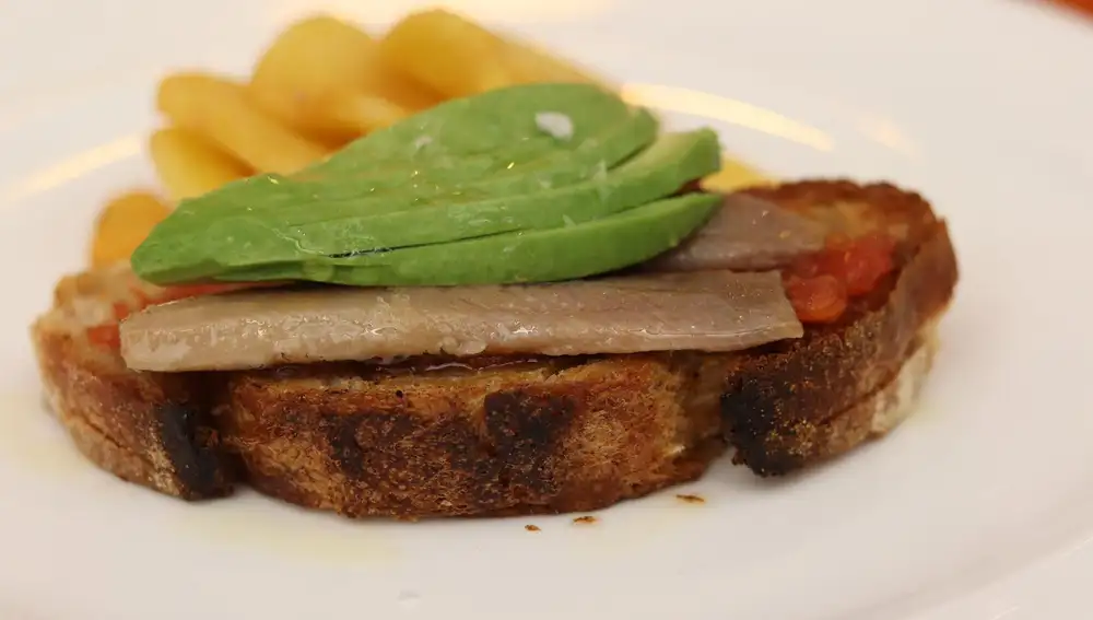 En Marmalé, la encontramos ahumada sobre tosta