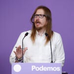 Rueda de prensa de Pablo Fernández