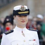 La Princesa Leonor en uniforme.
