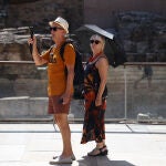 Turistas en Málaga