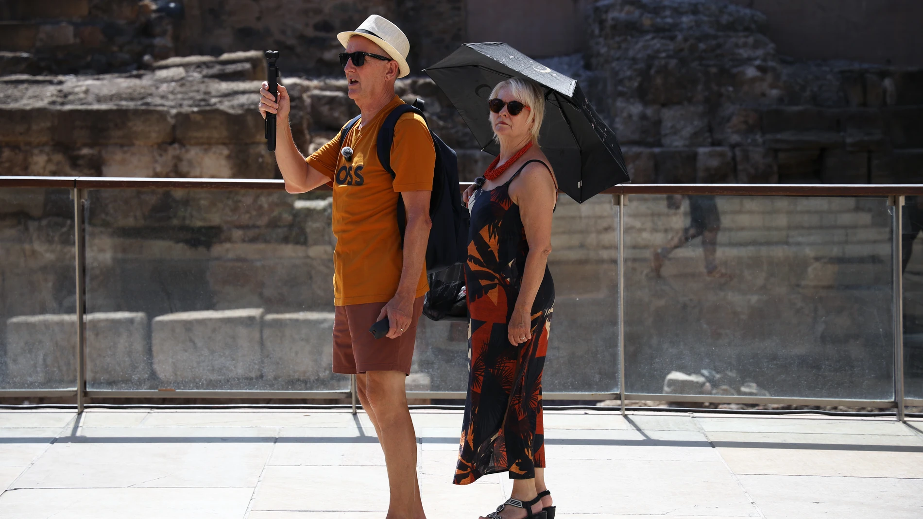Turistas en Málaga