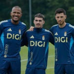 Primer entrenamiento del Oviedo en Primera División tras 24 años