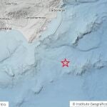 Almería.-Sucesos.- Registrado un terremoto de 5,5 frente a la costa de Almería