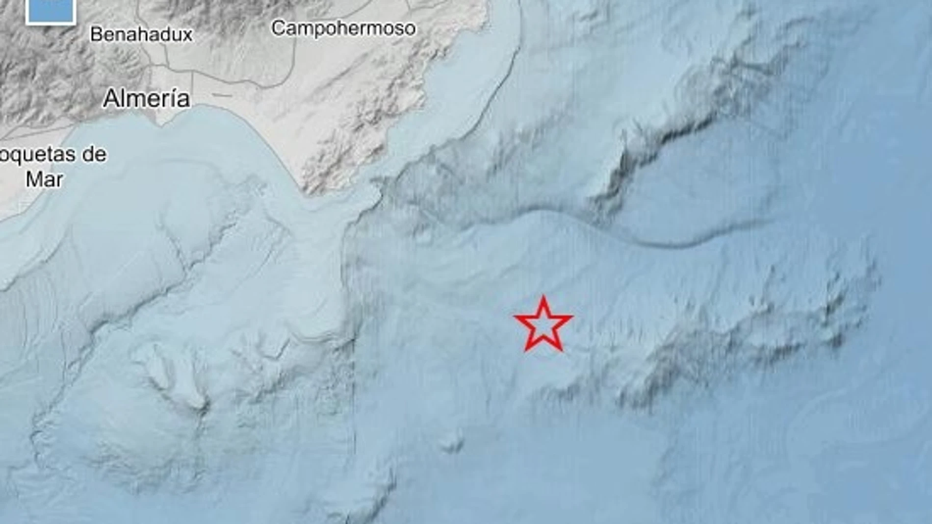 Terremoto de 5,5 registrado por el Instituto Geográfico Nacional (IGN) en la costa de Almería REMITIDA / HANDOUT por EL INSTITUTO GEOGRÁFICO NACIONAL (IGN) Fotografía remitida a medios de comunicación exclusivamente para ilustrar la noticia a la que hace referencia la imagen, y citando la procedencia de la imagen en la firma 14/07/2025