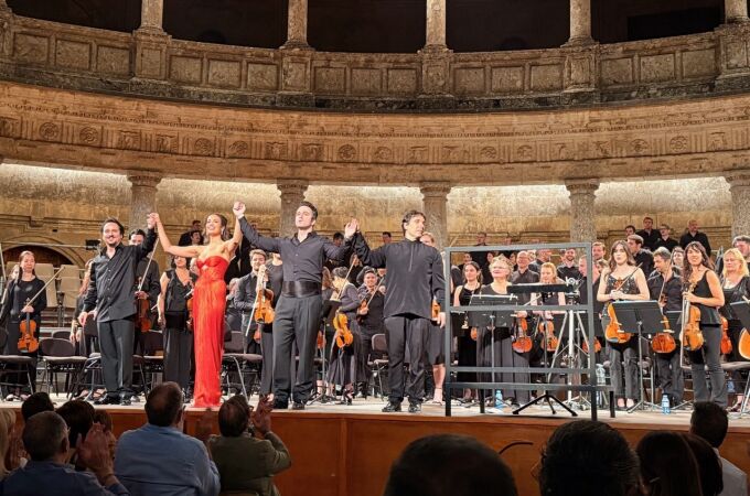 Imagen del final del recital