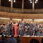 Imagen del final del recital
