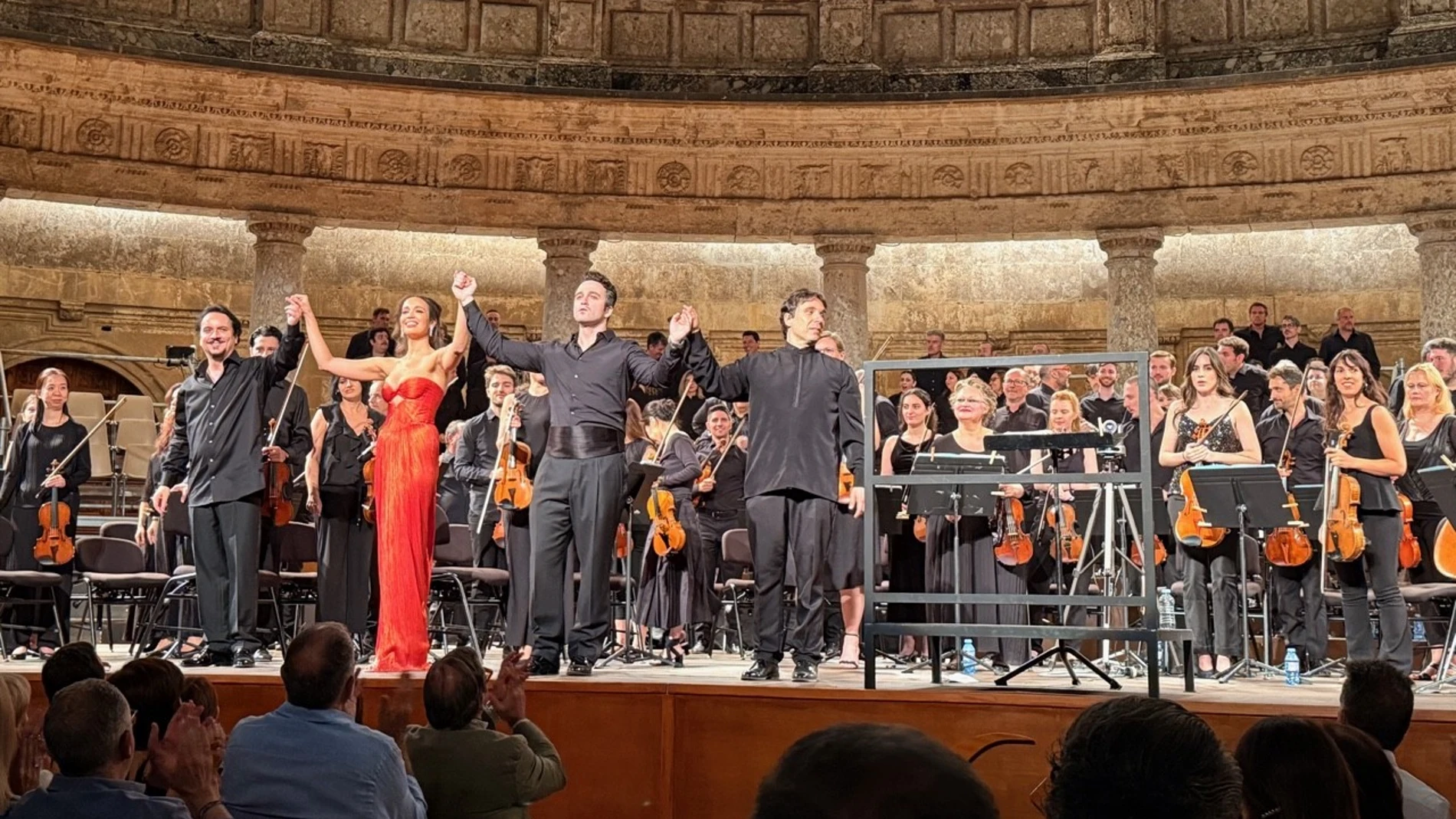 Imagen del final del recital