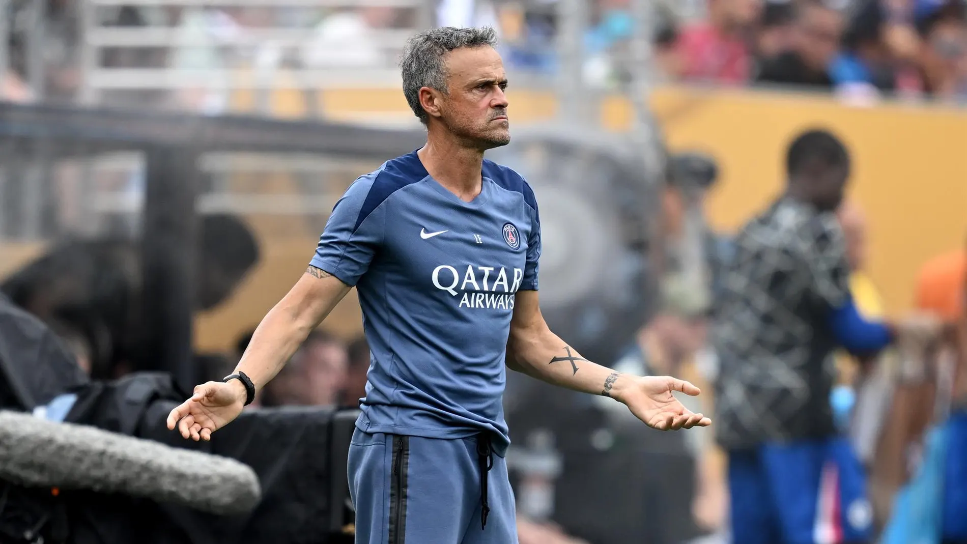 Fútbol.- Luis Enrique: "Mi intención es separar a los jugadores para que la situación no vaya a más"