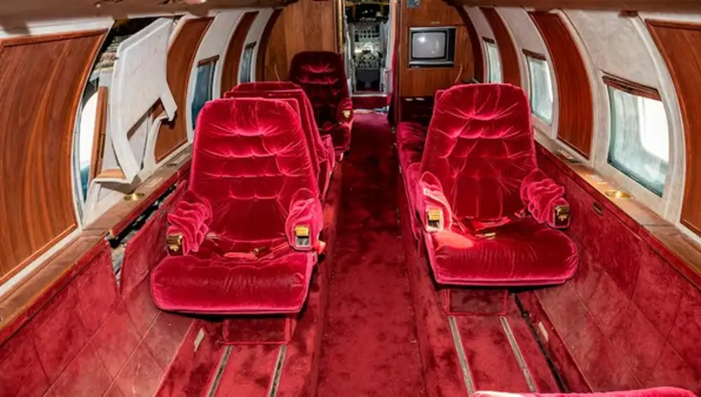 Interior del avión