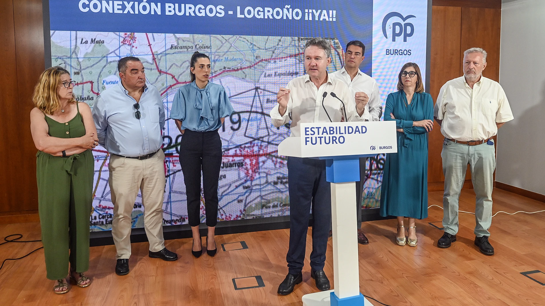 El PP burgalés presenta alegaciones por el tramo de la A-12 entre Burgos e Ibeas de Juarros