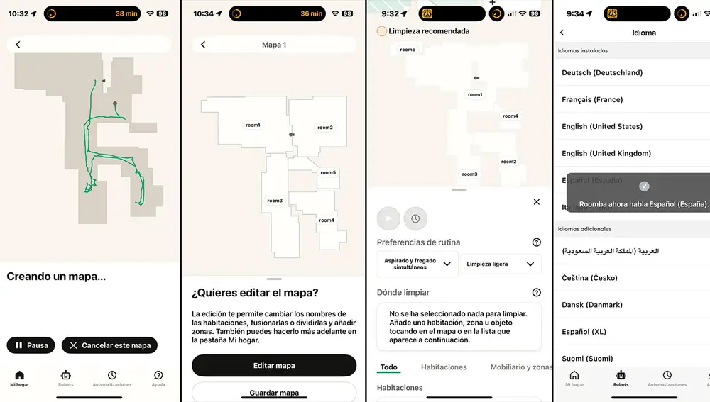 Su app es cómoda e intuitiva