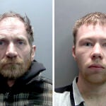Daniel Graham y Adam Carruthers, en una imagen distribuida por la policía