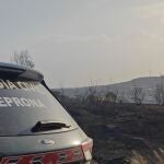 Incendio en Villamesías
