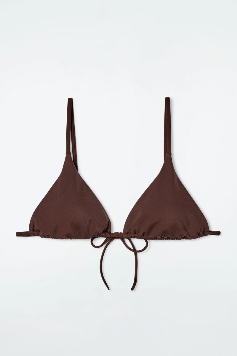 Top bikini en chocolate.