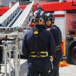Foto de archivo de los bomberos