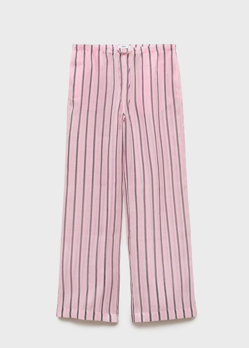 Pantalón de rayas.
