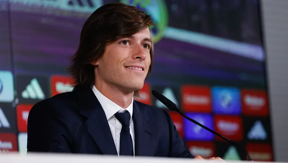 Alvaro Carreras presentation as new player of Real Madrid