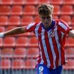 Adrián Niño con el Atlético de Madrid