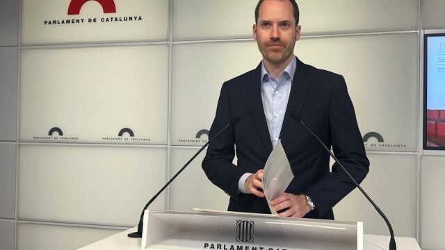 El portavoz del PP en el Parlament, Juan Fernández