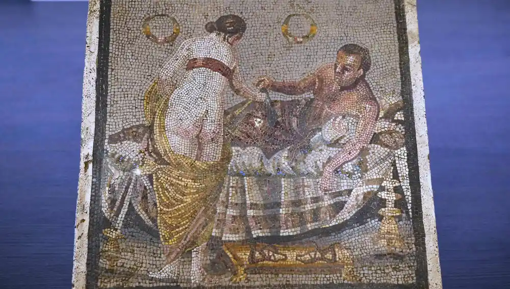 Italy Pompeii Mosaic