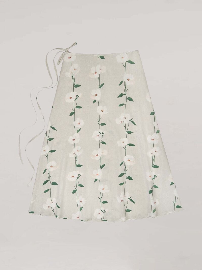 Falda floral.